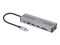 Docking Station Manhattan USB-C 7 Puertos, HDMI, Ethernet, USB-C.
