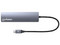 Docking Station USB-C Manhattan 153966, HDMI 2.0, RJ45, USB-C, 2 USB 3.2 Gen 2, Lector SD y MicroSD. Color Gris.