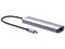 Docking Station USB-C Manhattan 153966, HDMI 2.0, RJ45, USB-C, 2 USB 3.2 Gen 2, Lector SD y MicroSD. Color Gris.
