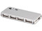 Micro Hub USB Manhattan de 4 Puertos (Convierte 1 puerto USB en 4) con Adaptador CA.