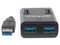 Hub USB 3.0 Manhattan 162302 de 4 puertos con adaptador de energía