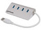 Adaptador Concentrador Hub USB 3.0 Super Speed para Laptop de 4 Puertos Salidas. Color Blanco.