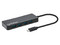 HUB USB Manhattan 168410, USB Tipo C a USB 3.2, USB Micro-B, Color Negro.