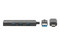 Hub USB Manhattan 3 Puertos, USB-A, Color Negro.