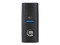 Hub USB Manhattan 180993 de USB-C a 1 puerto USB-A 3.2 Gen 1 y 2 puertos USB-A 2.0. Color Negro.