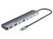 Hub MANHATTAN 181167 USB-C 3.2, con 3 Puertos USB-A y 3 Puertos USB-C con Power Delivery.