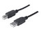 Cable Manhattan USB V2.0 A-B 0.9M Negro
