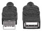Cable USB Manhattan 308519, USB A a USB A (M-H), 1m, Color Negro.