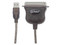Cable convertidor Manhattan de USB 2.0 a Paralelo centronics 36 pines para Impresora, 1.8m. Color gris.