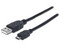 Cable Manhattan USB 2.0 Tipo A macho/Micro B macho de 3.0 Mts.