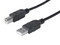 Cable Manhattan USB 2.0 Tipo A macho a  USB Tipo B macho de 1.8m.