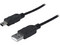 Cable Manhattan USB tipo A macho  a USB Mini tipo B  de 5 pines, 1.8m.