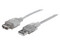 Extensión de cable USB 2.0 Manhattan de Macho a Hembra, 4.5m, Plateado.