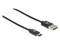 Cable Manhattan USB 353298 de 1m, USB 2.0 Tipo A a USB-C (M-M). Color Negro.