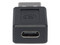 Adaptador Manhattan de USB-A (macho) a USB-C (hembra). Color Negro.