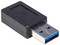 Adaptador Manhattan USB 3.0 a USB-C (M-H). Color Negro.