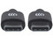 Cable Manhattan USB-C (M) a USB-C (M), 3m. Color Negro.