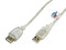 Extensión de cable USB de Alta Velocidad 2.0, A macho / A hembra, 4.5 m, Plata