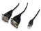 CONVERTIDOR USB A SERIAL DB9M 2 Puertos