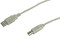 Cable USB 2.0 A macho/ B macho de 1.8 Mts. para Impresora y Escáner, OEM. 