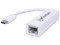 Adaptador de Red Gigabit USB-C a USB 3.1 Gen 1 (5 Gbps). Color Blanco.