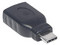 Adaptador Manhattan 354646 USB 3.1 de Tipo-A (Hembra) a Tipo-C (Macho).