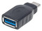 Adaptador Manhattan 354646 USB 3.1 de Tipo-A (Hembra) a Tipo-C (Macho).