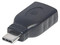 Adaptador Manhattan 354646 USB 3.1 de Tipo-A (Hembra) a Tipo-C (Macho).