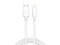 Cable de Datos MTK 0158281, USB Tipo A a  Lightning (M - M), 1m, Compatible con iPhone e iPad. Color Blanco.