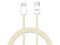 Cable Datos MYBAT USB-C a USB-C, 1m, 60W, Universal, Color Amarillo.