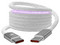 Cable MyBat Pro MagCoil de USB-C a USB-C (M-M), 1.8m, 60W, Trenzado, Color Blanco.