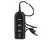 Hub USB 18-3505 de 4 Puertos USB, Compacto y Portátil, Ideal para Oficina y Hogar. Color Negro.
