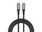 Cable USB-C NACEB Longitud 1.0 m Usb C (Macho) a Usb C (Macho), Aluminio, 240W, Cable Trenzado.