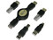 Kit de cables USB 2.0 con 4 conectores