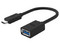 Cable Adaptador Pure-Gear 61311PG de USB tipo C a USB (Macho a Hembra) de 12.7cm. Color Negro