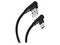 Cable Steren de USB-A a USB-C, Conectores a 90 grados, 1.2m, Color Negro.