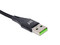Cable USB 3 en 1 SFT Mobile ST-A36885 de 1.8m, Carga Rápida, USB, USB Tipo C y Lightning, Color Negro.