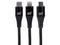 Cable USB 3 en 1 SFT Mobile ST-A36885 de 1.8m, Carga Rápida, USB, USB Tipo C y Lightning, Color Negro.