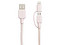 Cable adaptador Sony de USB a Micro USB con adaptador Lightning, 1m, Color Rosa.