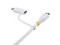 Cable de Carga StarTech 1M-U2-LNTC-CABLE 2 en 1, USB Tipo C ( Adaptador Lightning) a USB Tipo C, hasta 60W, 1m. Color Blanco.