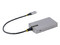 Hub USB StarTech G3AGBB-USB-A-HUB de 3 Puertos USB 3.0, 1 puerto RJ-45. Color Gris