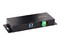 Hub USB StarTech 4 en 1 de USB Tipo B a USB-A 3.0, cable host de 1.8m, Color Negro.