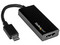 Adaptador de video StarTech USB-C a HDMI. Color Negro.