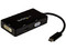 Adaptador Multipuertos USB-C a HDMI DVI y VGA.