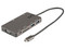 Hub USB-C StarTech, Longitud 0.3 m, Conectores HDMI, VGA, 2xUSB-A, 2xUSB-C, RJ-45.