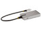 Hub USB StarTech HB31C3A1CDPPD3 de USB-C a 3 puertos USB 3.2, 1 puerto USB-C modo DisplayPort y 1 puerto USB-C PD 3.0. Color Gris.