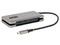 Hub USB-C StarTech HB31CM4CPD3 de 4 Puertos USB-C (H). Color Gris.