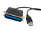 Cable adaptador StarTech de de USB a Paralelo (Centronics) Macho, 1.8m.