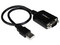 Cable adaptador de USB a Puerto Serial DB9, 30cm.