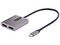 Hub MST StarTech, con 2 puertos DisplayPort (Hasta 4k, 60Hz), cable de 30cm.